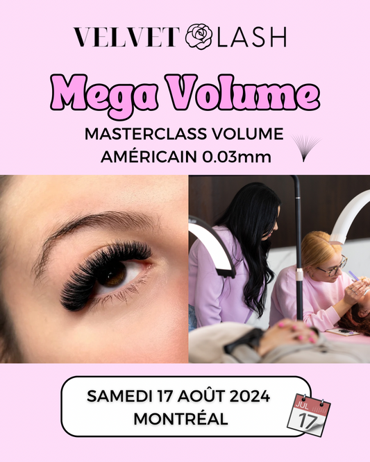 Masterclass Mega Volume | Mega Volume Lash Masterclass (Montréal)