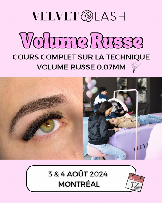 Cours Volume Russe | Volume Lash Training (Montréal)
