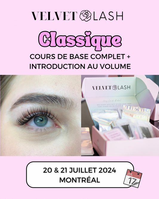 Cours Classique | Classic Lash Training (Montréal)