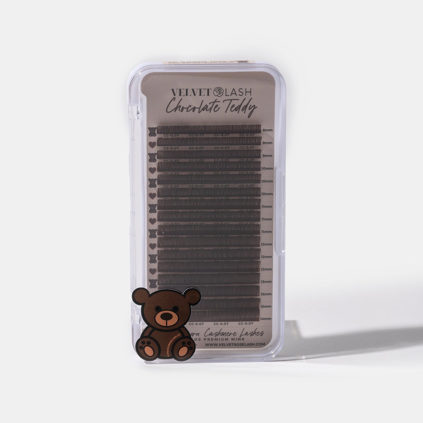 Dark Brown Chocolate Lashes - Teddy Bear Collection🧸