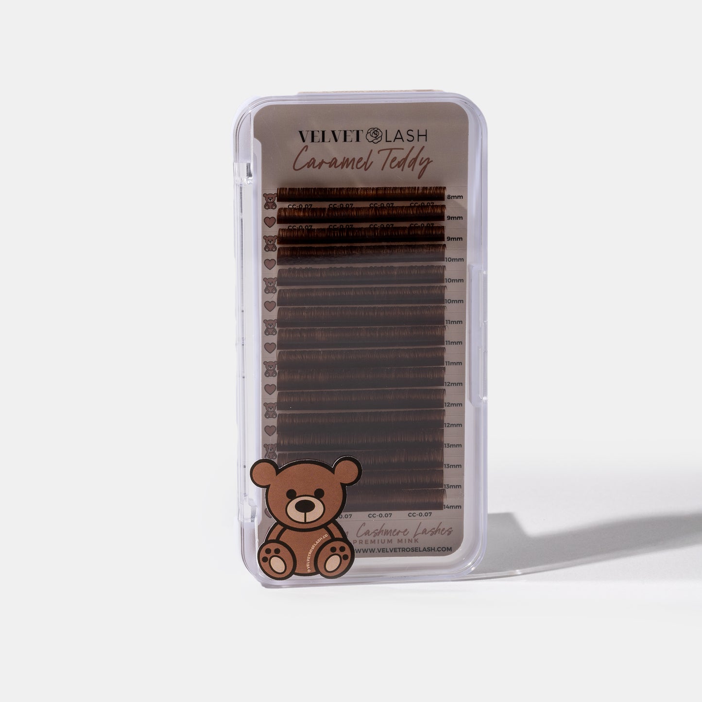 Medium Brown Caramel Lashes - Teddy Bear Collection🧸