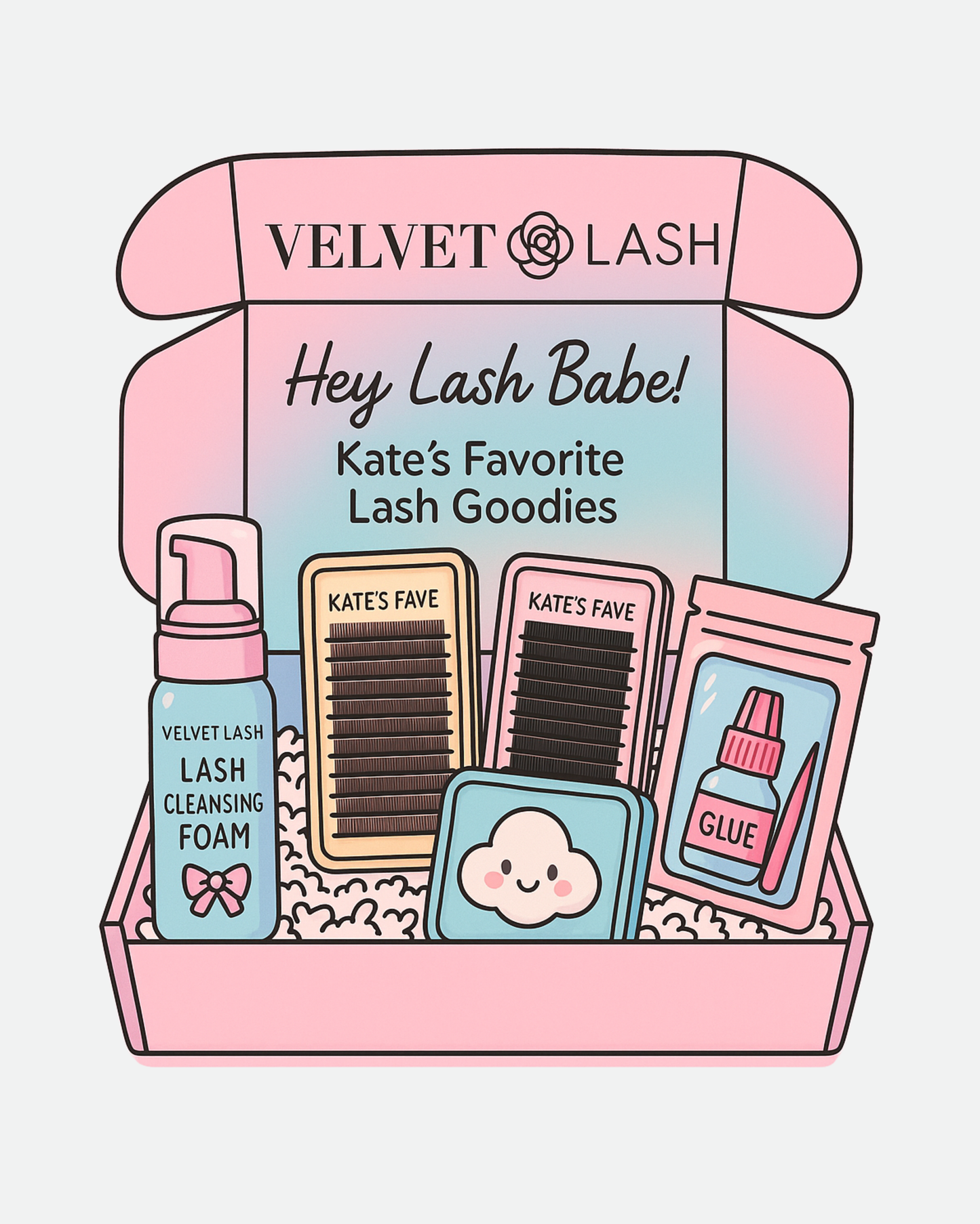 Kate’s favorite lash goodies - lash kit 🩷