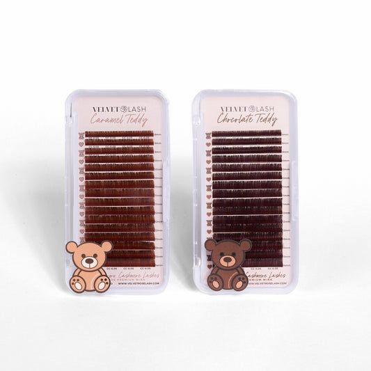 Brown Volume Lashes - Teddy Bear Collection 2.0 🧸  (CC CURL)