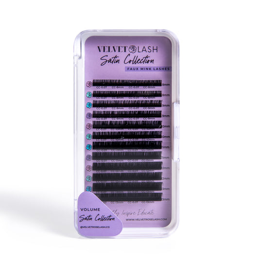 1$ satin lash trays (discontinued)
